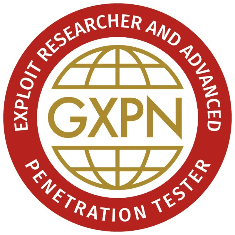 Certificatul GIAC Exploit Researcher and Advanced Penetration Tester — deschide originalul